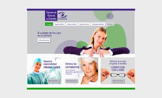 Diseño web Centro de Ojos de la Coruña Galicia