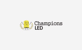 Logotipo venta online bombillas led en Orense