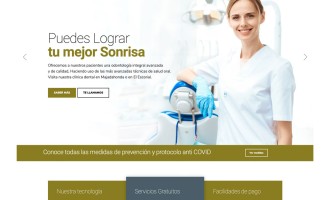 Diseño web Clínica Dental Firstdental Majadahonda y El Escorial Madrid