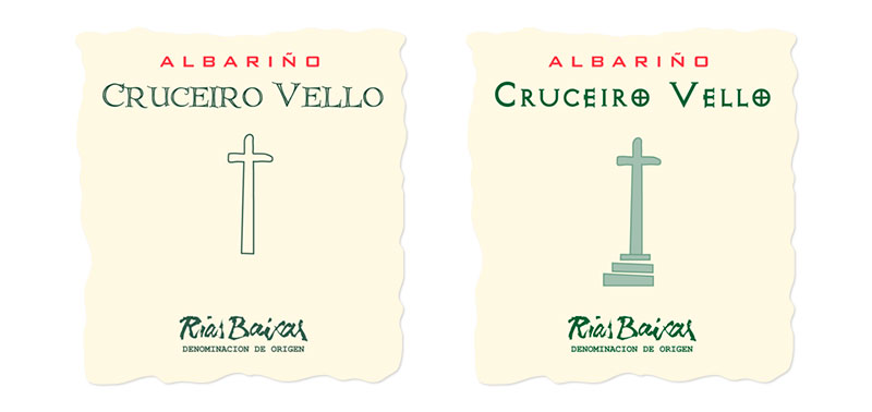 Diseño etiqueta para la Bodega Cruceiro Vello