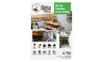 Diseño de folleto frutería Aleixa Pontevedra