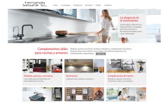 Diseño web Fernando Seoane complementos cocinas y armarios La Coruña
