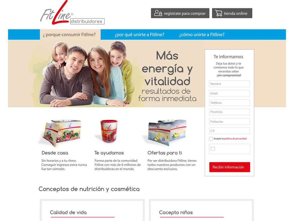 Fitline distribuidores productos de nutrición celular