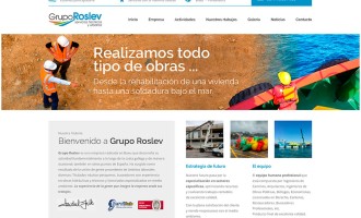 Web Grupo Roslev Bueu Pontevedra