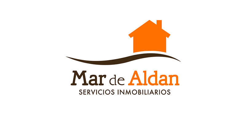 Inmobiliaria Mar de Aldán logotipo