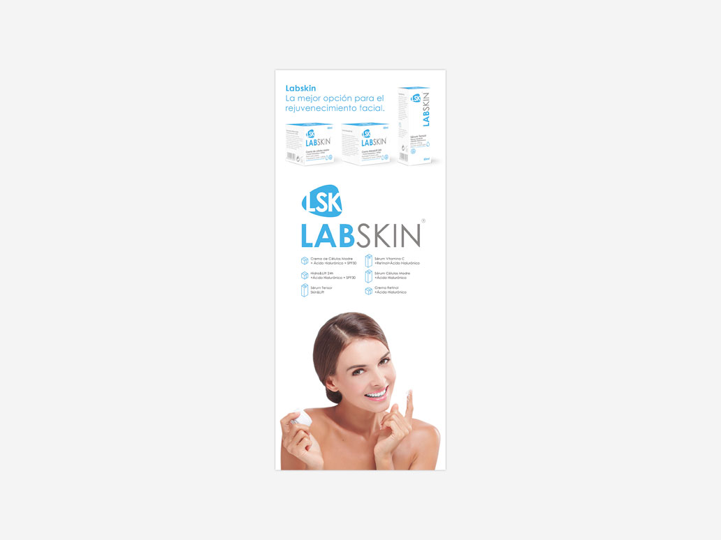 Diseño de Rollup para cremas faciales Labskin