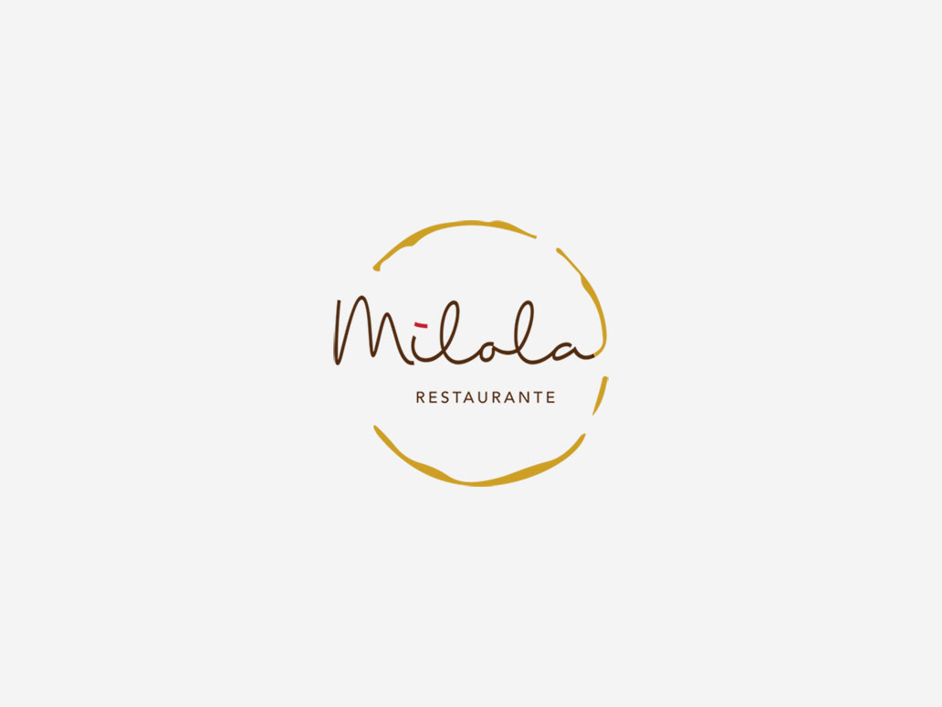 Diseño de logotipo para el restaurante Milola en Lugo