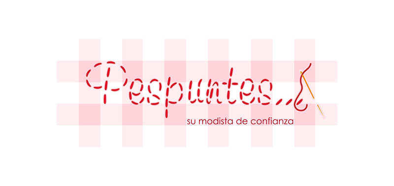 Logotipo Pespuntes modista