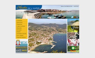 Diseño Web de turismo Concello de Moaña, Pontevedra.