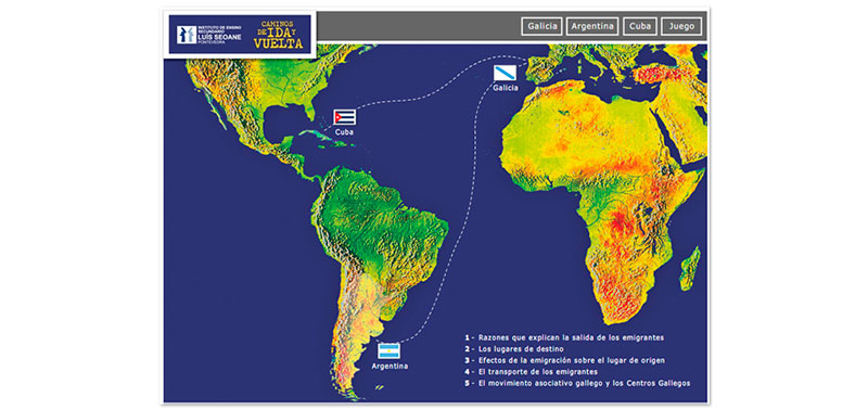 DVD interactivo CAMINOS DE IDA Y VUELTA Galicia