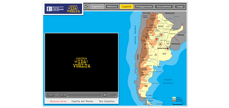 Diseño gráfico Camino de ida y vuelta