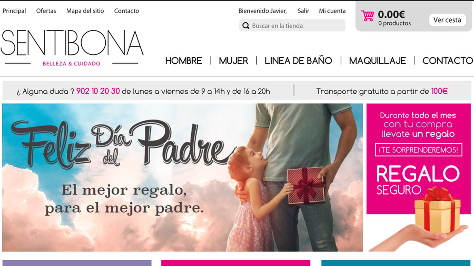 SENTIBONA tienda online Perfumes cosmética Villagarcía de Arosa Pontevedra