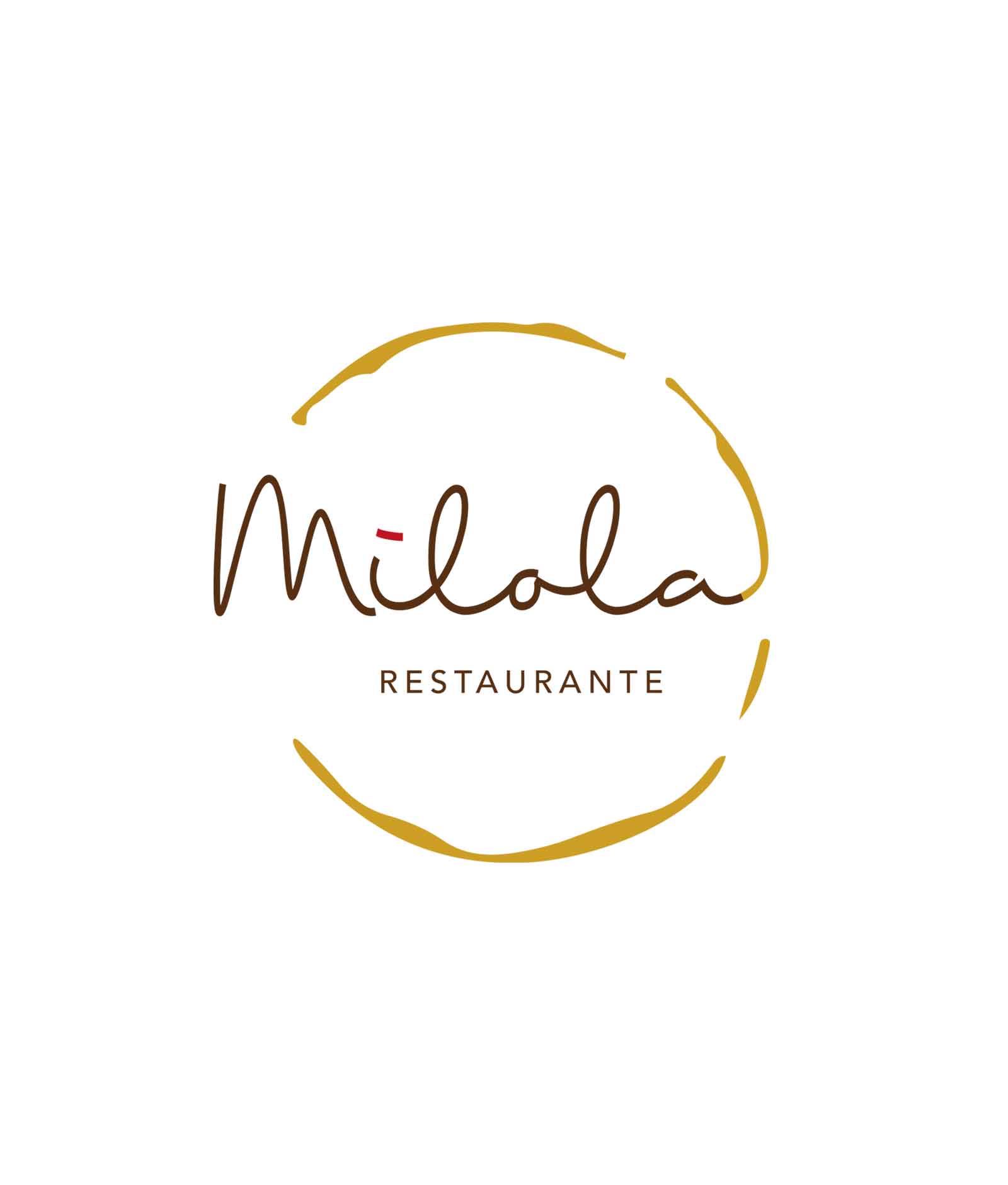 Diseño logotipo restaurante Milola en Lugo